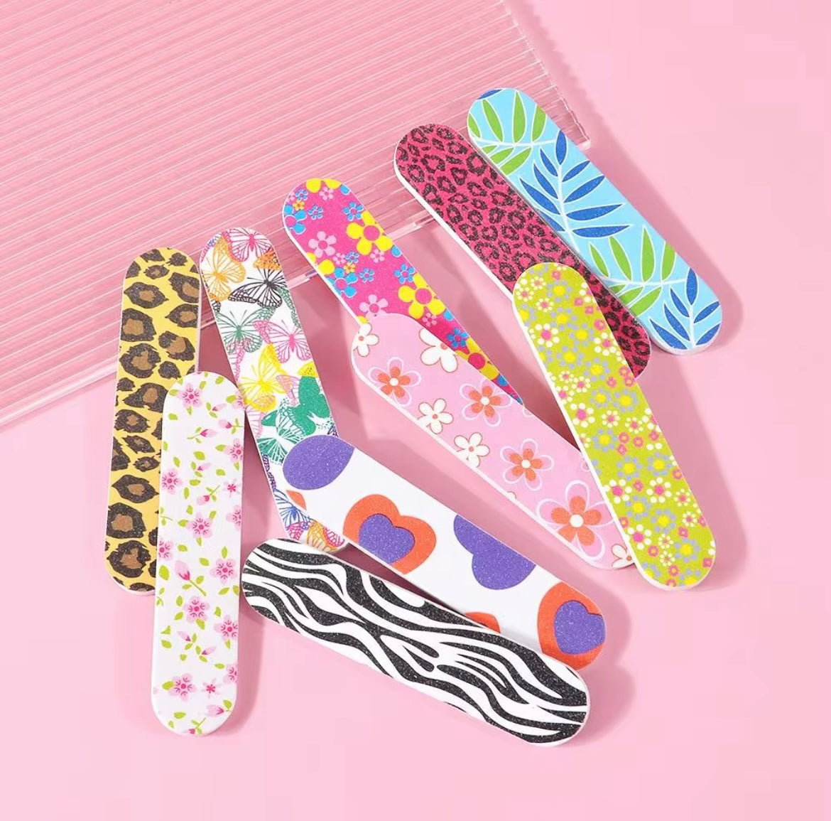 Color Nail Files (10 pcs)