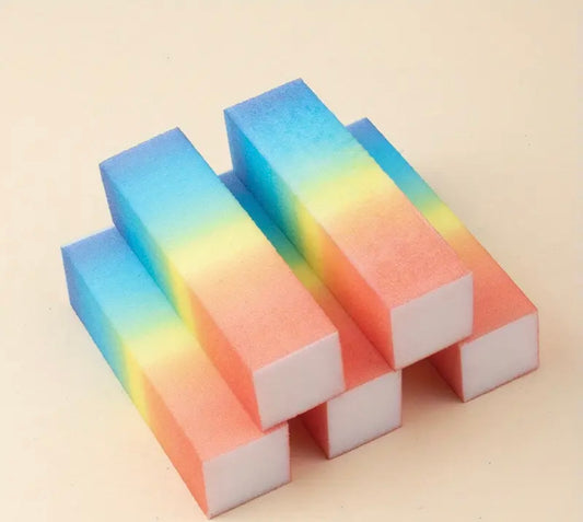 NailPro Hypoallergenic Nail Buffer Block Set, 4-Sided Medium Grit Sanding Buffers for Acrylic & Natural Nails, A Professional Manicure Tool